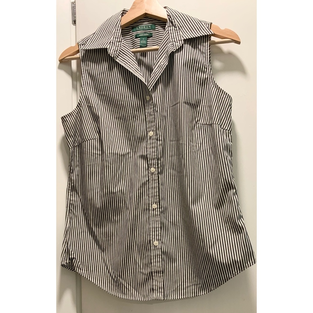 Ralph Lauren no iron button down shirt womens